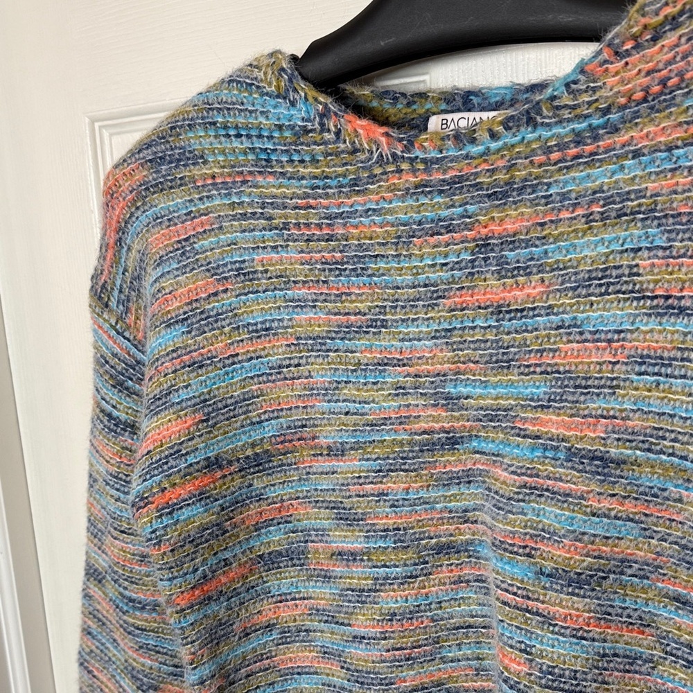 Baciano Colorful Crew Neck Sweater - Picture 3 of 7
